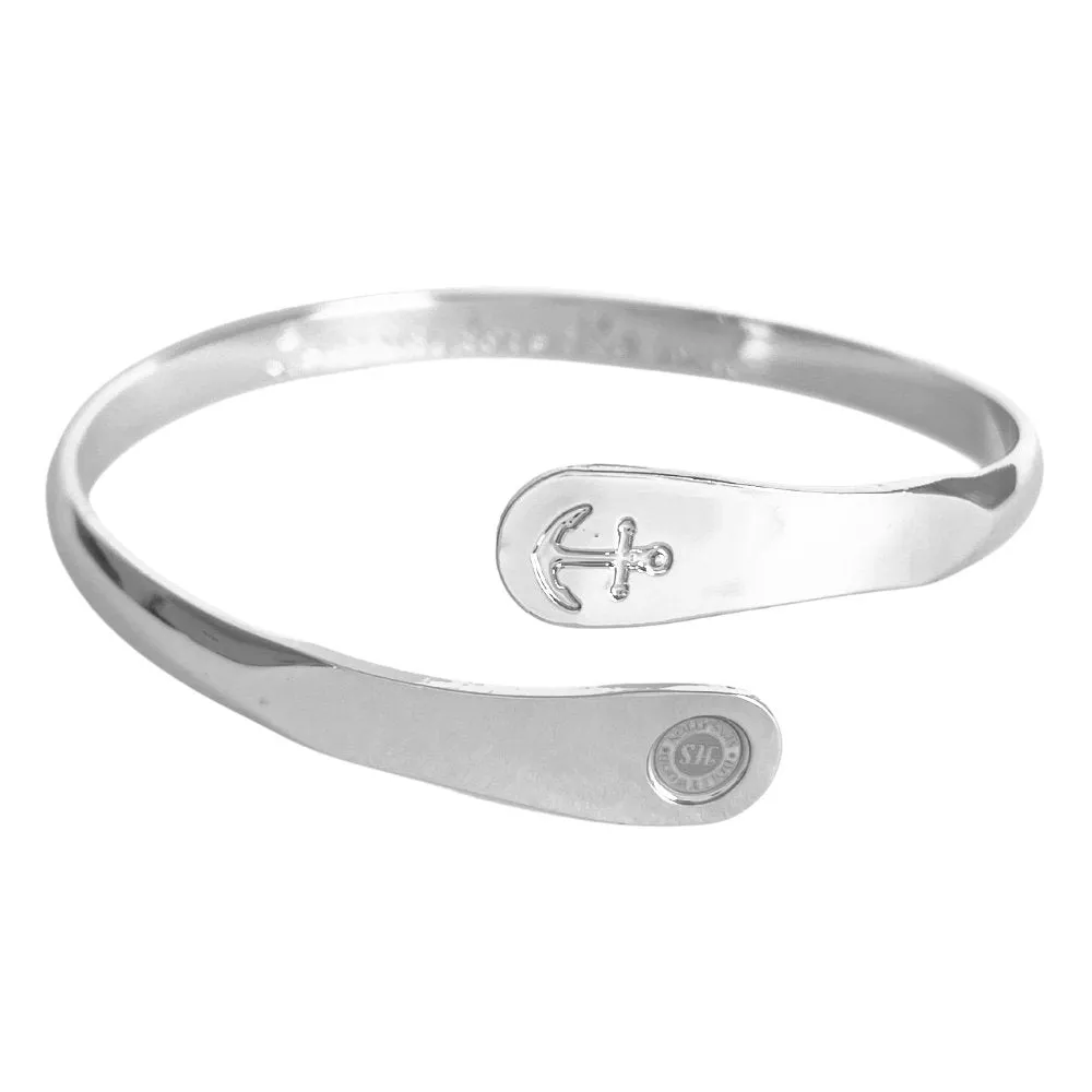 Gold Anchor Bracelet Engraved Bracelets Love Anchors the Soul Anchor Bracelet Women