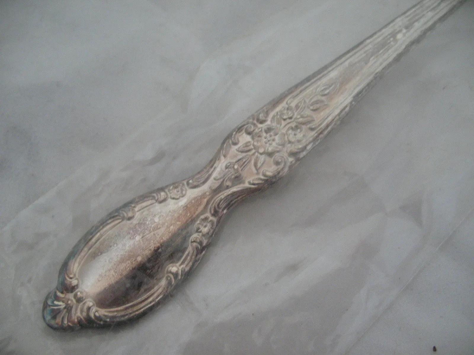 NEW VINTAGE AVON 1978 President's Club SILVER PLATE Plated SPOON CAKE PIE SERVER Serving