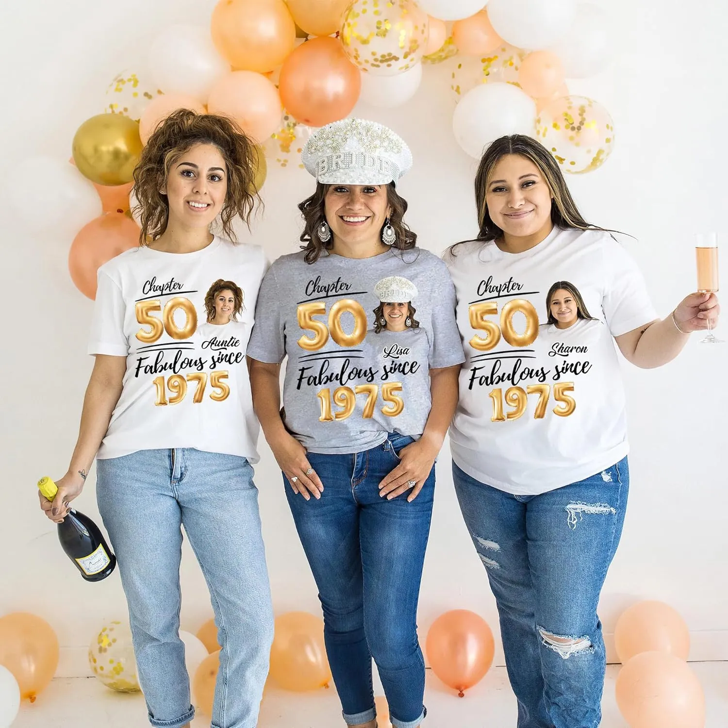 Personalized Birthday Shirts for Woman, Birthday Gifts for Her, Custom Photo Birthday Shirt, Its My Birthday Shirt Women