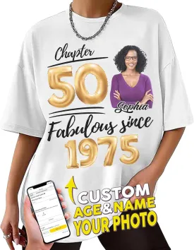 Personalized Birthday Shirts for Woman, Birthday Gifts for Her, Custom Photo Birthday Shirt, Its My Birthday Shirt Women
