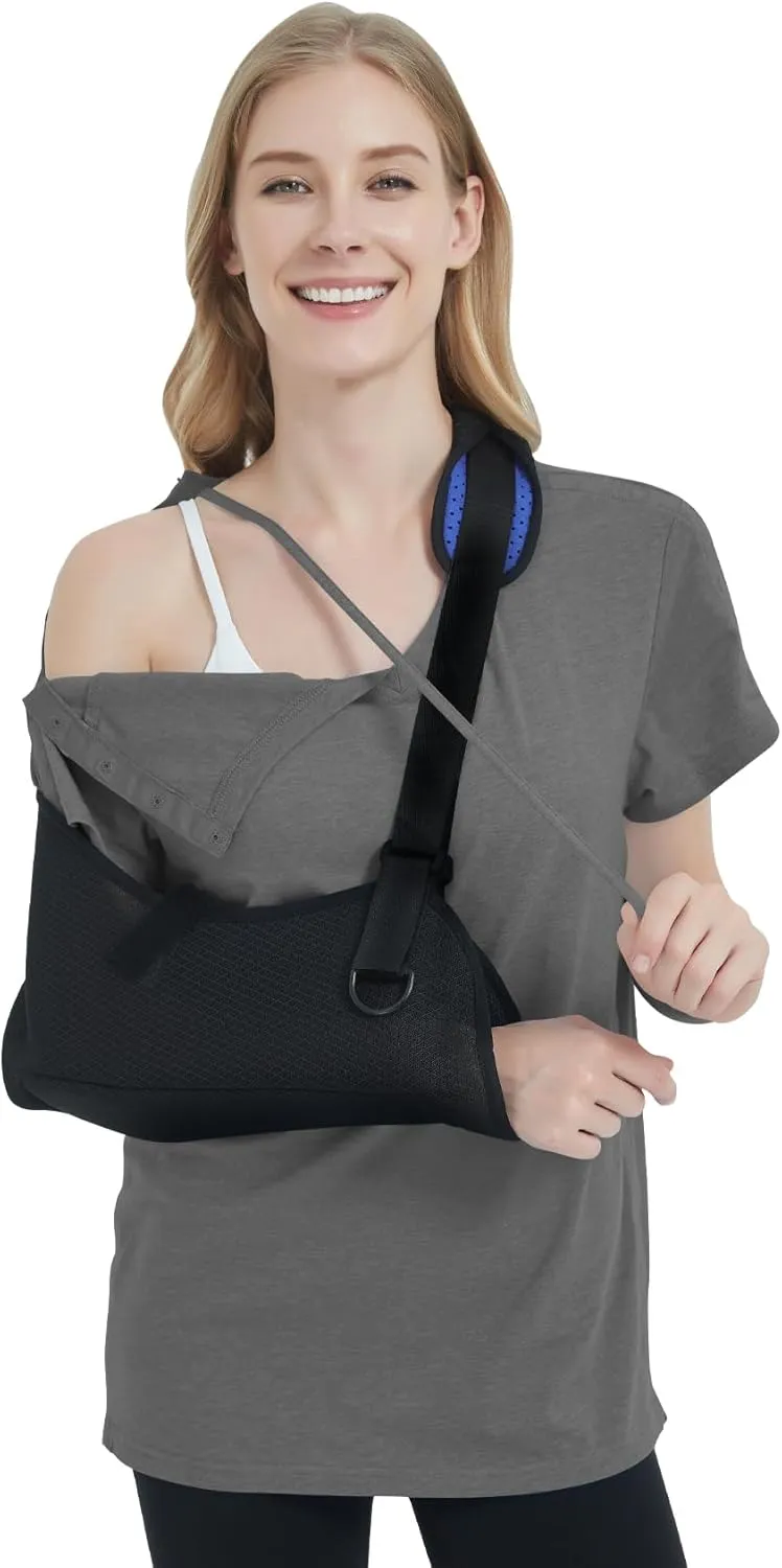Women's Post Shoulder Surgery Shirts Clothes After Rotator Cuff Surgery Chemo Port Access T Shirt with Snaps