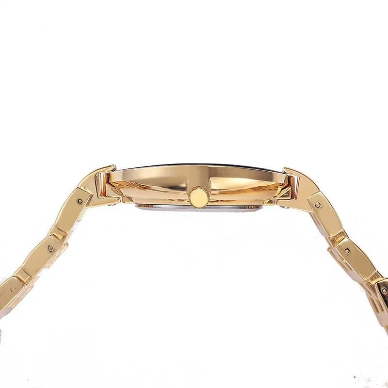 Women's Wide Chain Bracelet Watches